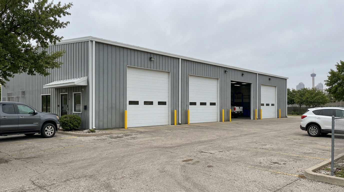 Divine Dallas Dent shop exterior at the San Antonio, TX location